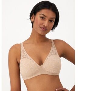 Bali Breathe Cotton Modal Wireless T-Shirt Bra Almond